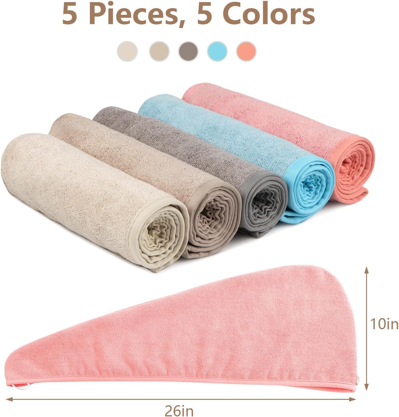 Toalla de microfibra para el cabello