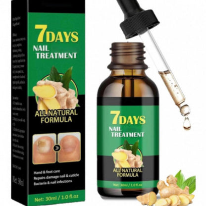 Removedor Hongos y reparador Avanzado de Uñas 7 días base jengibre