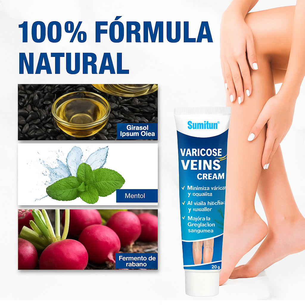 Sumifun Crema para Várices – Uso Diario con Efecto Calmante