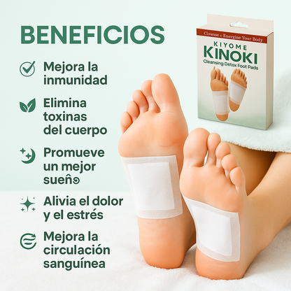Parches desintoxicantes para pies